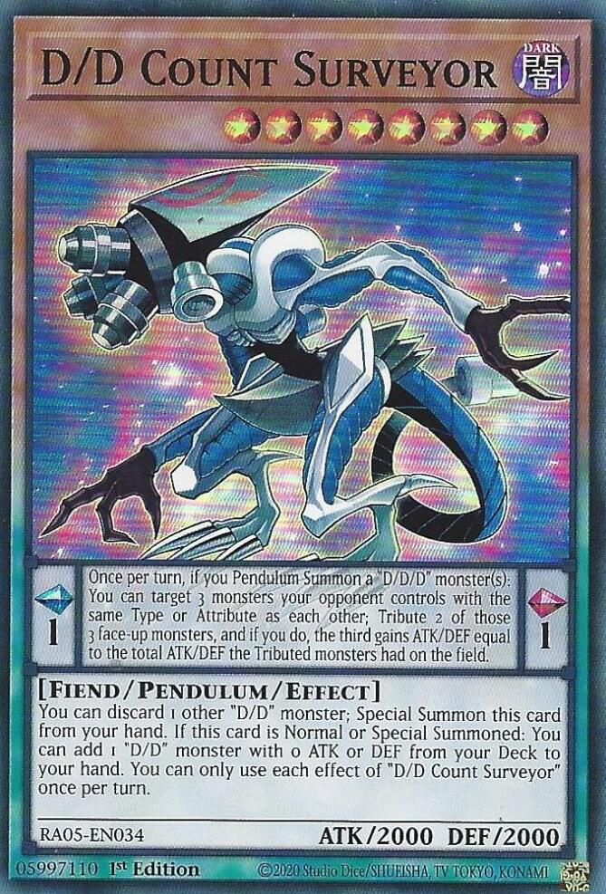 D/D Count Surveyor [RA05-EN034] Super Rare | Total Play