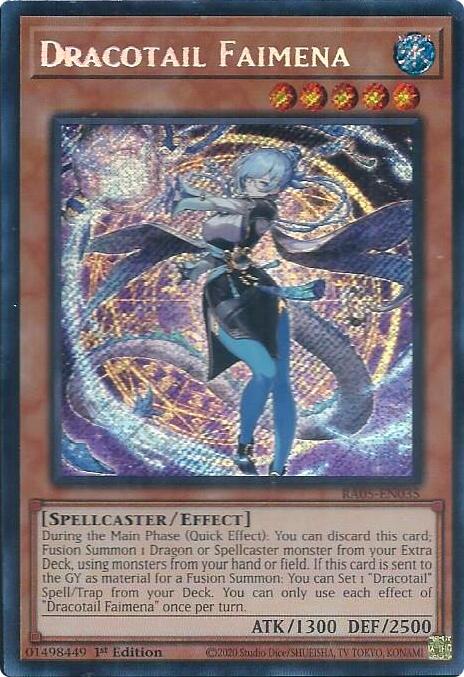 Dracotail Faimena (Secret Rare) [RA05-EN035] Secret Rare | Total Play