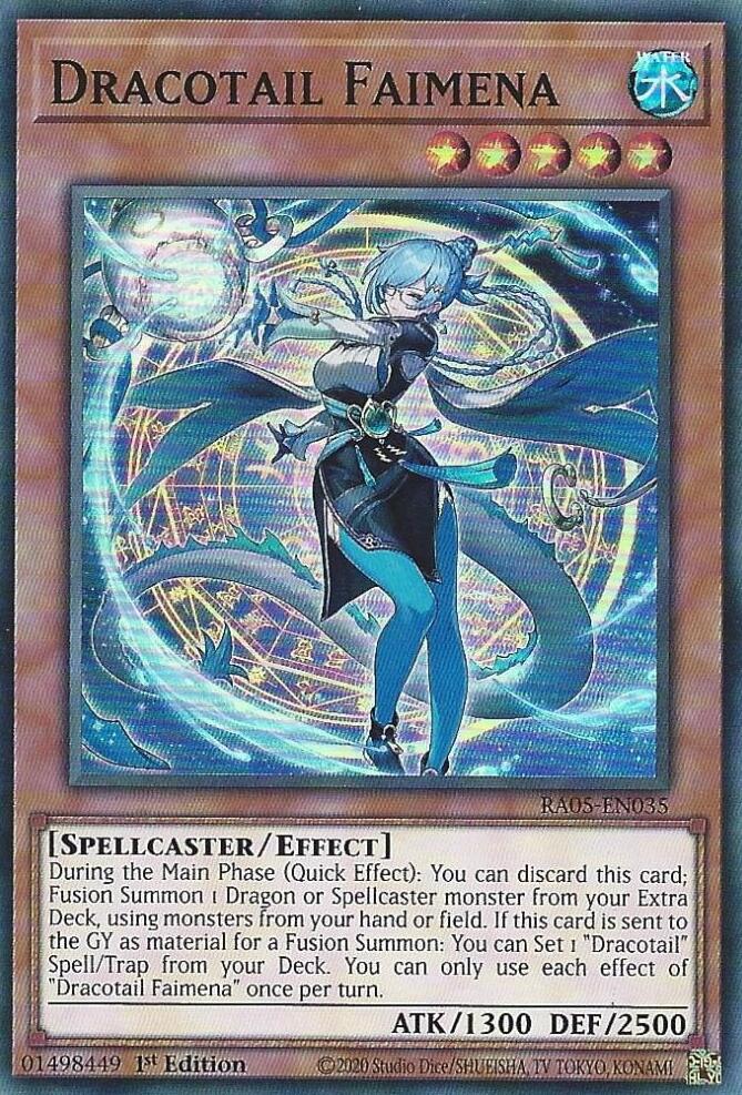 Dracotail Faimena [RA05-EN035] Super Rare | Total Play