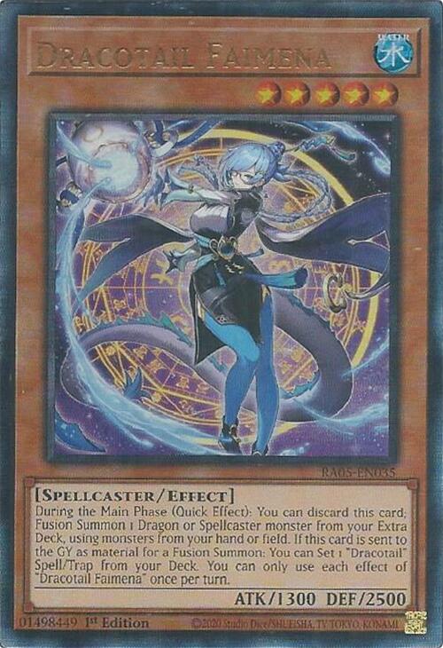 Dracotail Faimena (Ultimate Rare) [RA05-EN035] Ultimate Rare | Total Play