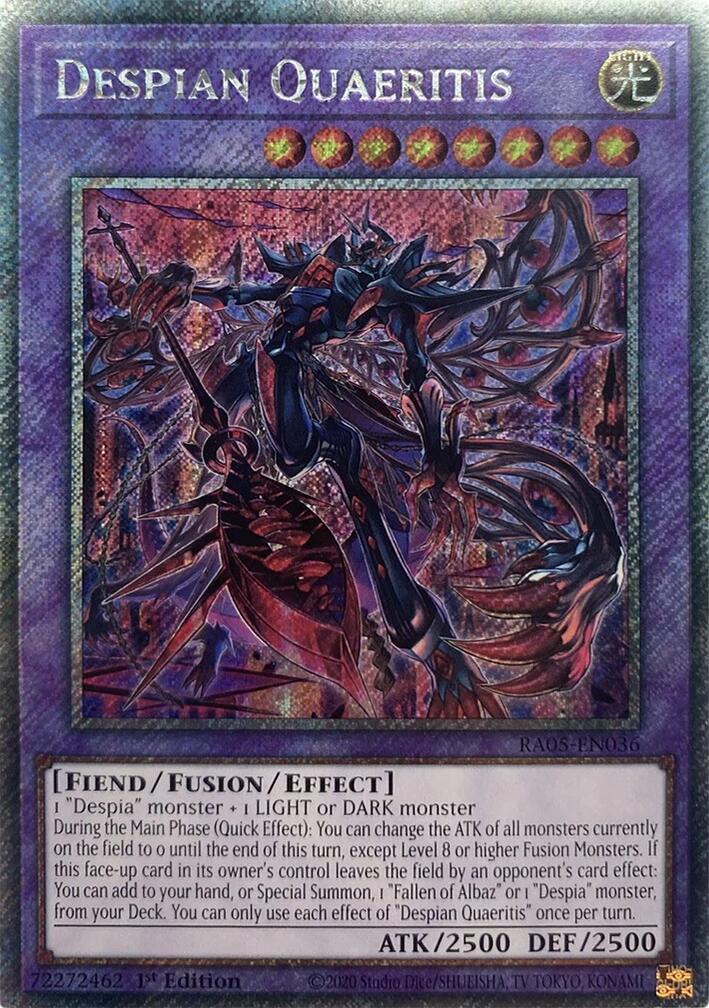 Despian Quaeritis (Platinum Secret Rare) [RA05-EN036] Platinum Secret Rare | Total Play