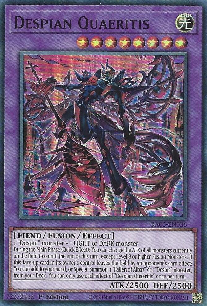 Despian Quaeritis [RA05-EN036] Super Rare | Total Play
