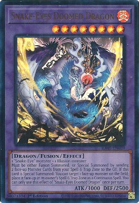 Snake-Eyes Doomed Dragon (Ultra Rare) [RA05-EN039] Ultra Rare | Total Play