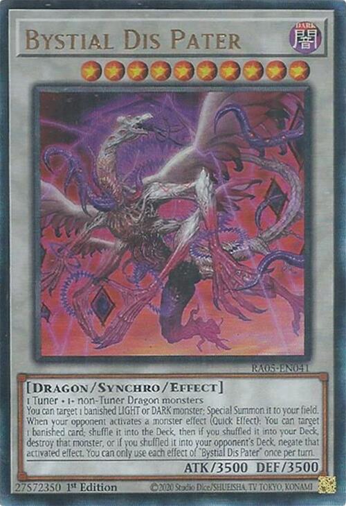 Bystial Dis Pater (Ultimate Rare) [RA05-EN041] Ultimate Rare | Total Play