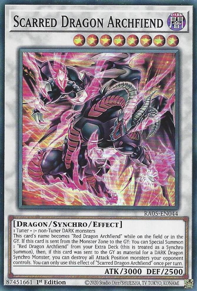 Scarred Dragon Archfiend [RA05-EN044] Super Rare | Total Play
