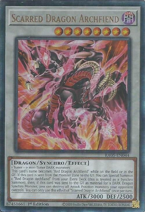 Scarred Dragon Archfiend (Ultimate Rare) [RA05-EN044] Ultimate Rare | Total Play
