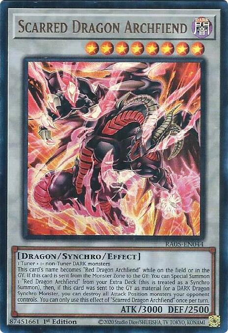 Scarred Dragon Archfiend (Ultra Rare) [RA05-EN044] Ultra Rare | Total Play