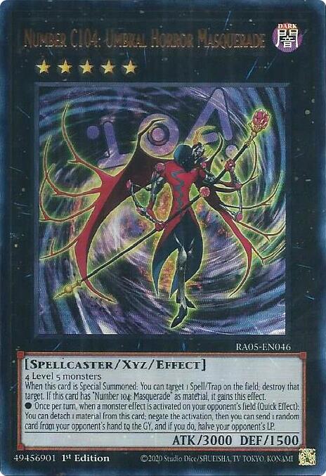 Number C104: Umbral Horror Masquerade (Ultra Rare) [RA05-EN046] Ultra Rare | Total Play