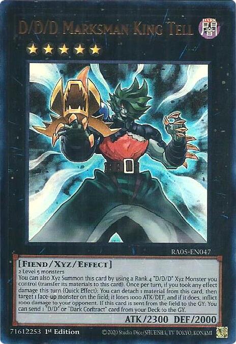 D/D/D Marksman King Tell (Ultra Rare) [RA05-EN047] Ultra Rare | Total Play