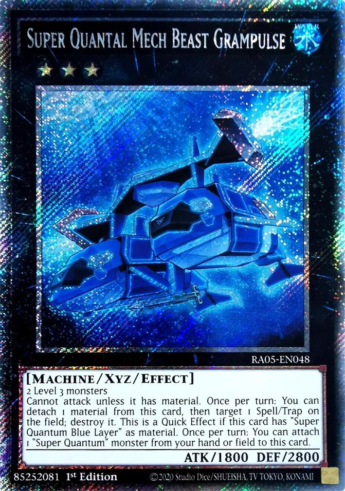 Super Quantal Mech Beast Grampulse (Platinum Secret Rare) [RA05-EN048] Platinum Secret Rare | Total Play
