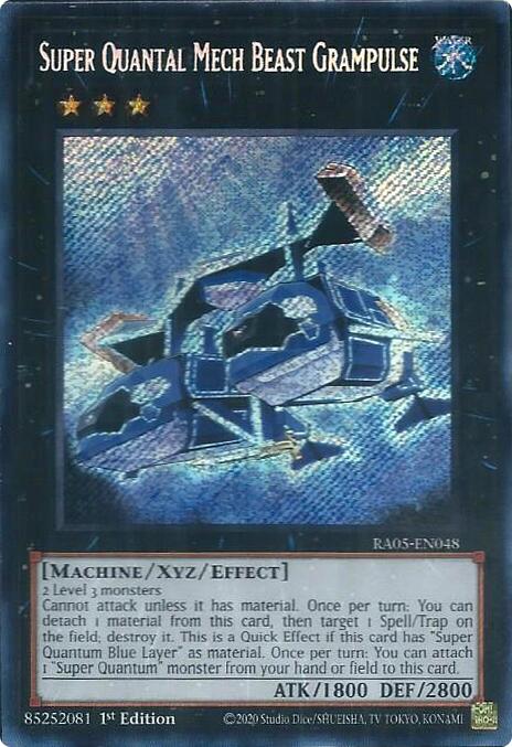 Super Quantal Mech Beast Grampulse (Secret Rare) [RA05-EN048] Secret Rare | Total Play