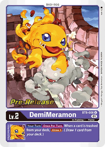 DemiMeramon [BT8-006] [New Awakening Pre-Release Cards] | Total Play