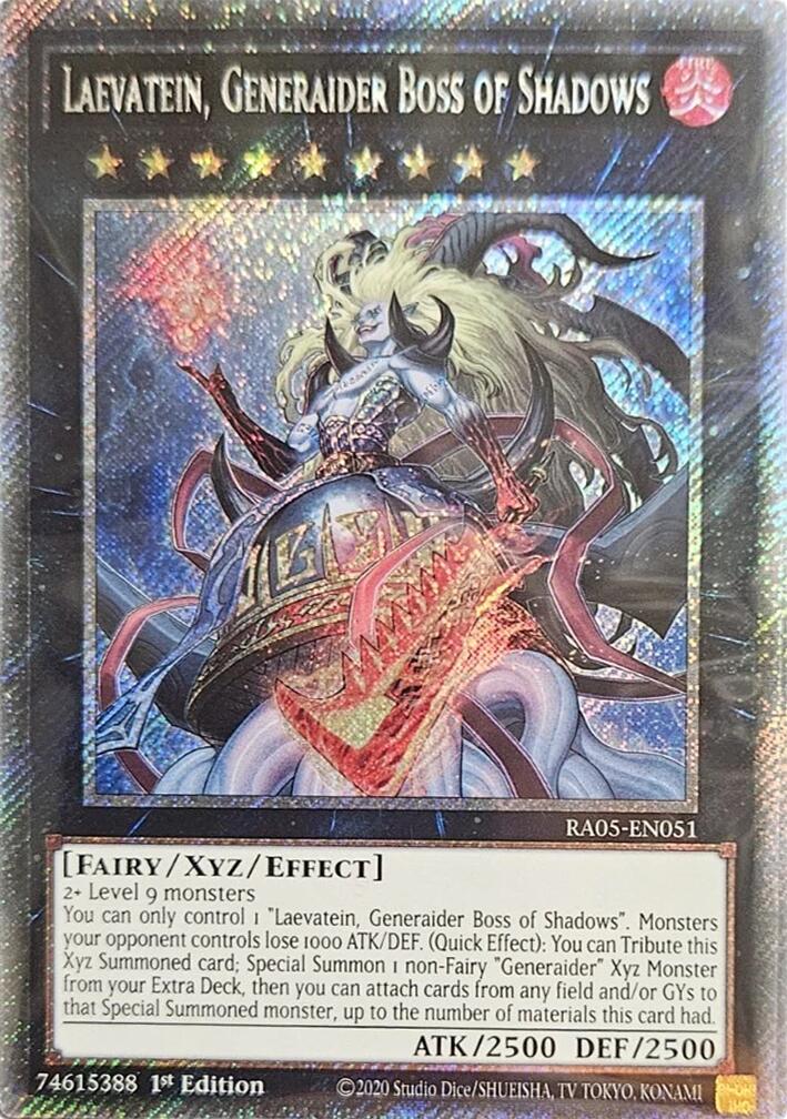 Laevatein, Generaider Boss of Shadows (Platinum Secret Rare) [RA05-EN051] Platinum Secret Rare | Total Play