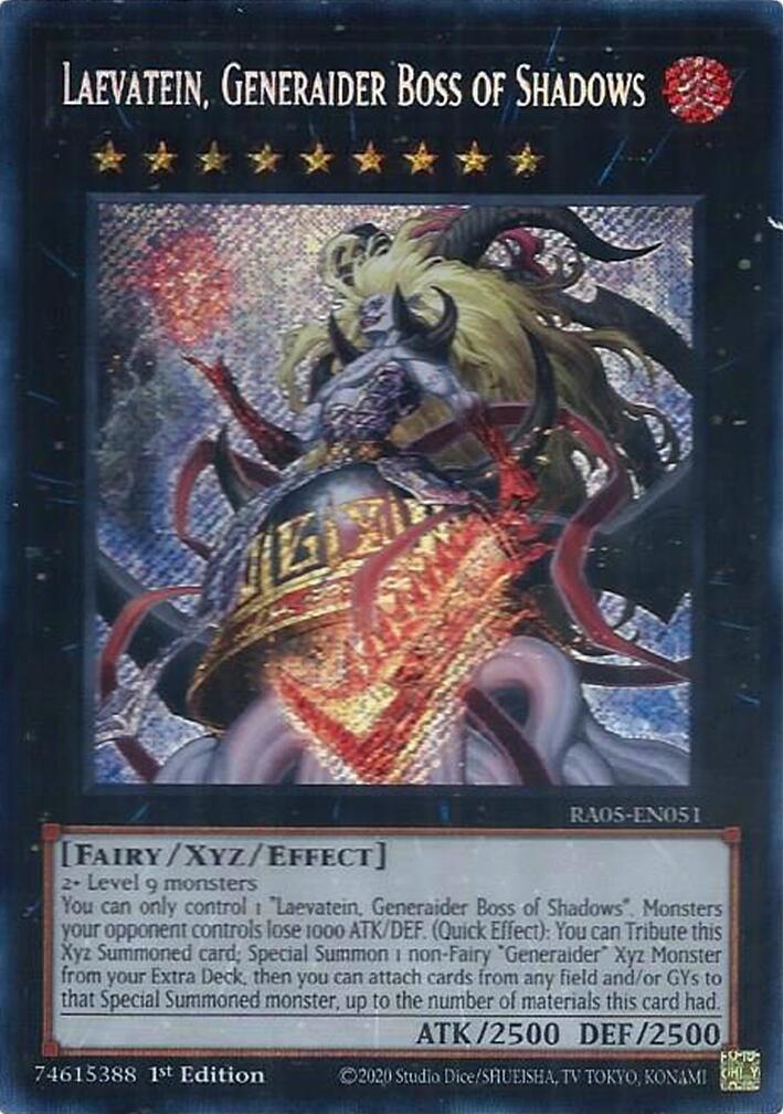 Laevatein, Generaider Boss of Shadows (Secret Rare) [RA05-EN051] Secret Rare | Total Play