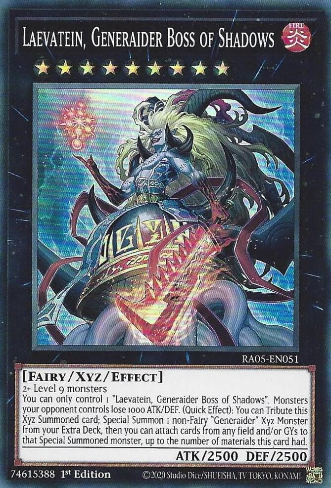Laevatein, Generaider Boss of Shadows [RA05-EN051] Super Rare | Total Play