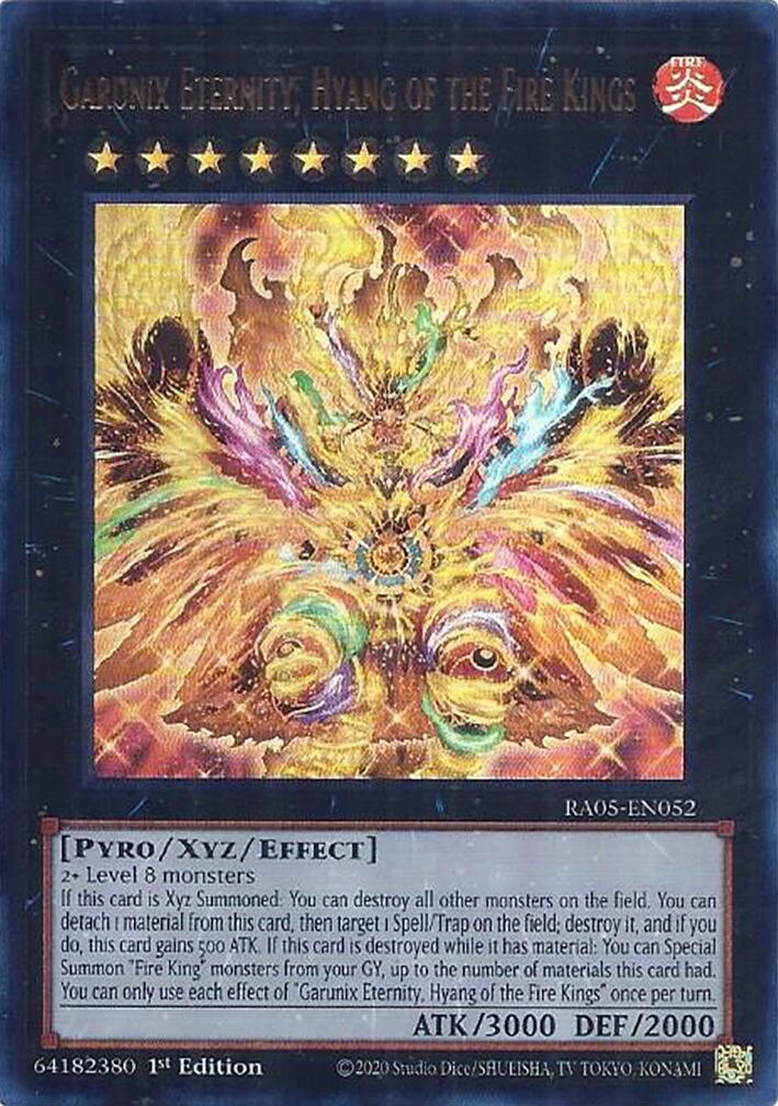 Garunix Eternity, Hyang of the Fire Kings (Ultra Rare) [RA05-EN052] Ultra Rare | Total Play