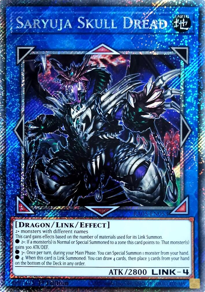 Saryuja Skull Dread (Platinum Secret Rare) [RA05-EN053] Platinum Secret Rare | Total Play