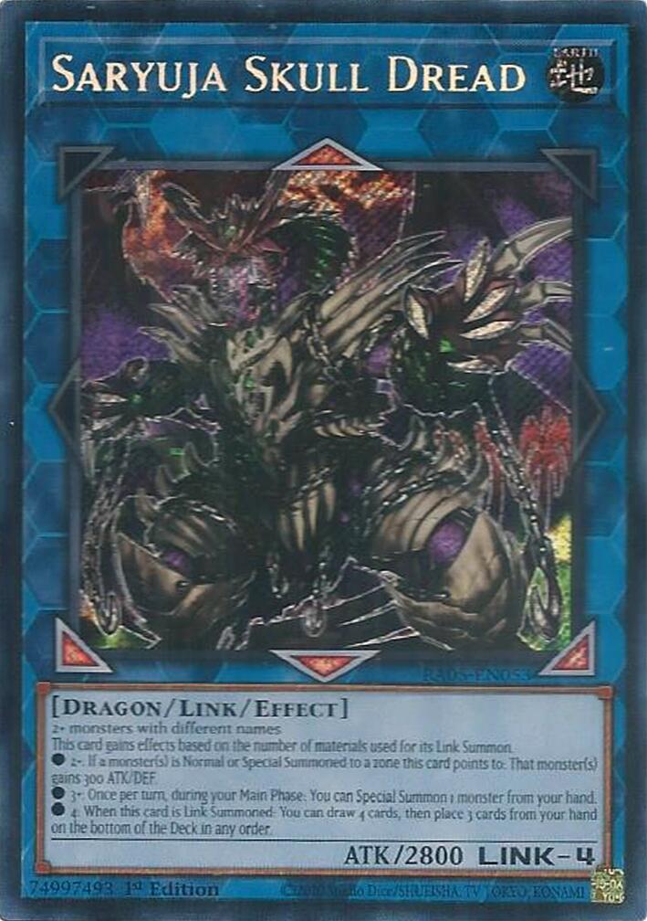 Saryuja Skull Dread (Secret Rare) [RA05-EN053] Secret Rare | Total Play