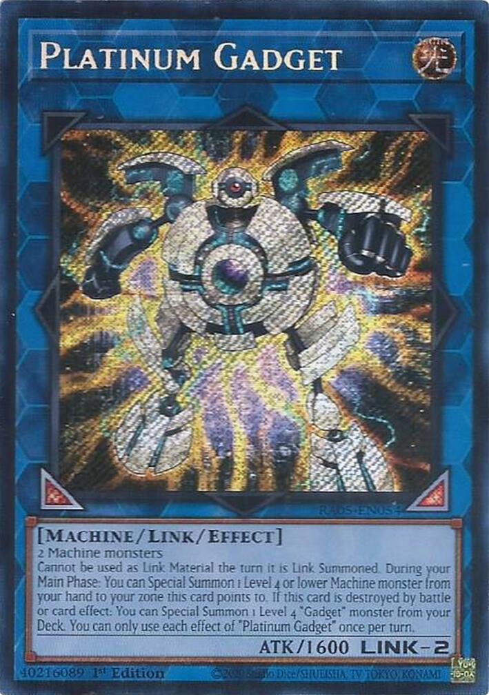 Platinum Gadget (Secret Rare) [RA05-EN054] Secret Rare | Total Play