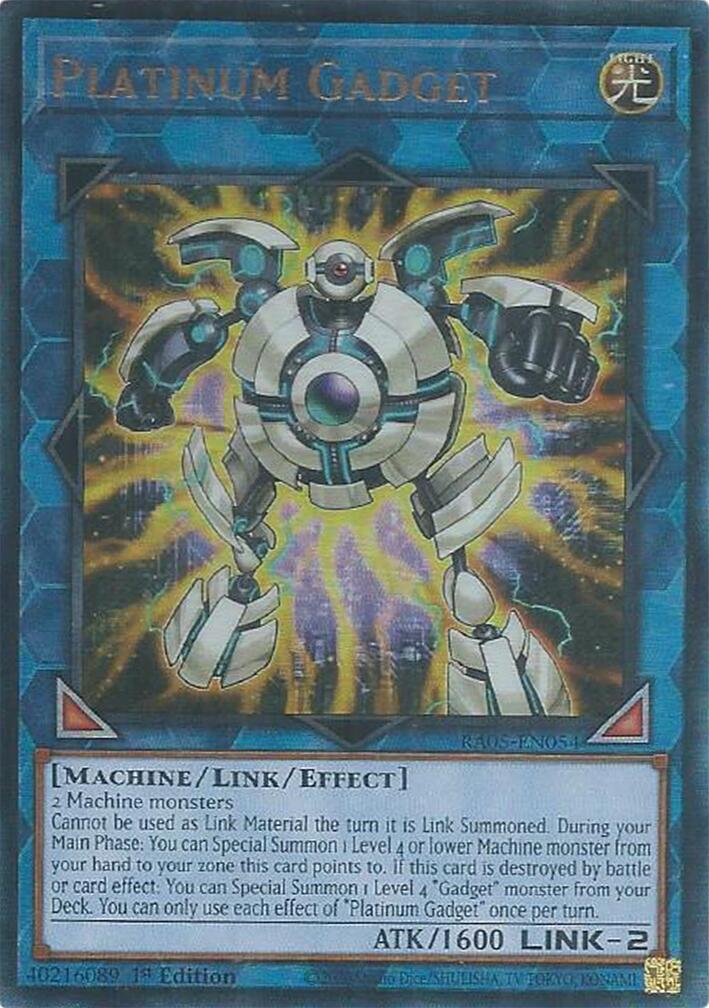 Platinum Gadget (Ultimate Rare) [RA05-EN054] Ultimate Rare | Total Play
