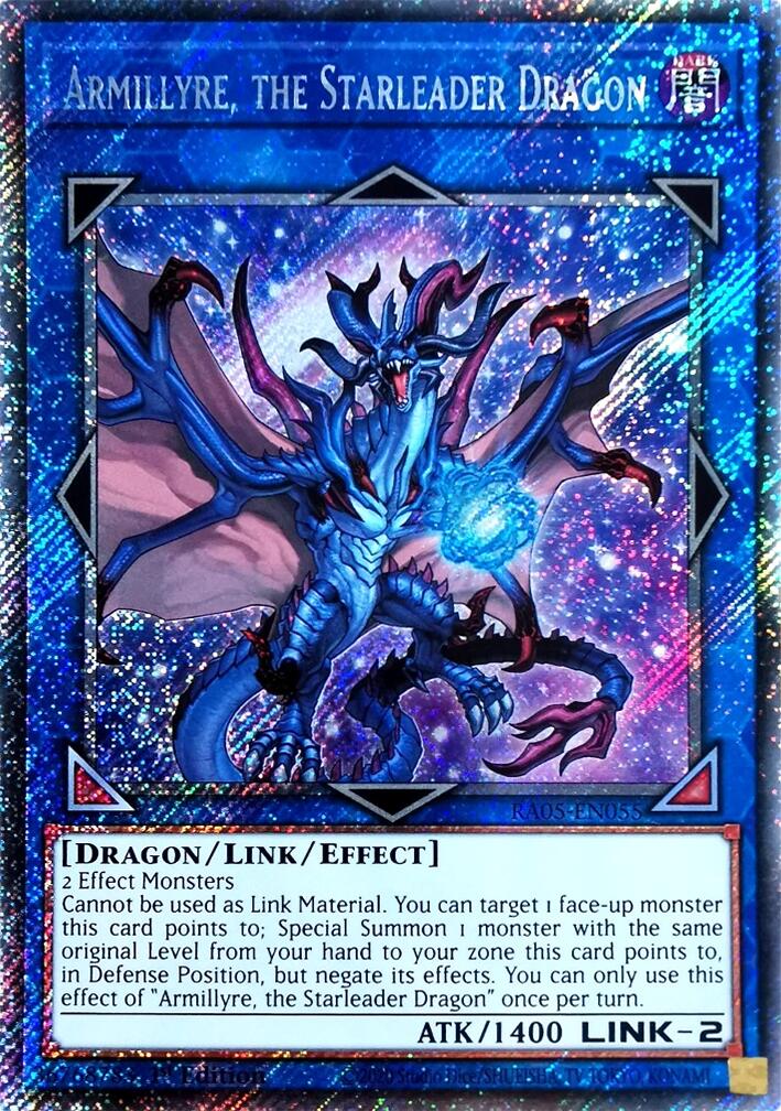 Armillyre, the Starleader Dragon (Platinum Secret Rare) [RA05-EN055] Platinum Secret Rare | Total Play