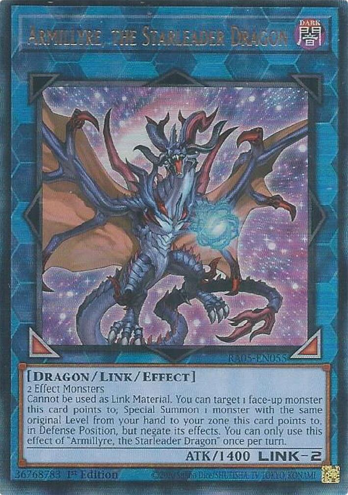 Armillyre, the Starleader Dragon (Ultimate Rare) [RA05-EN055] Ultimate Rare | Total Play
