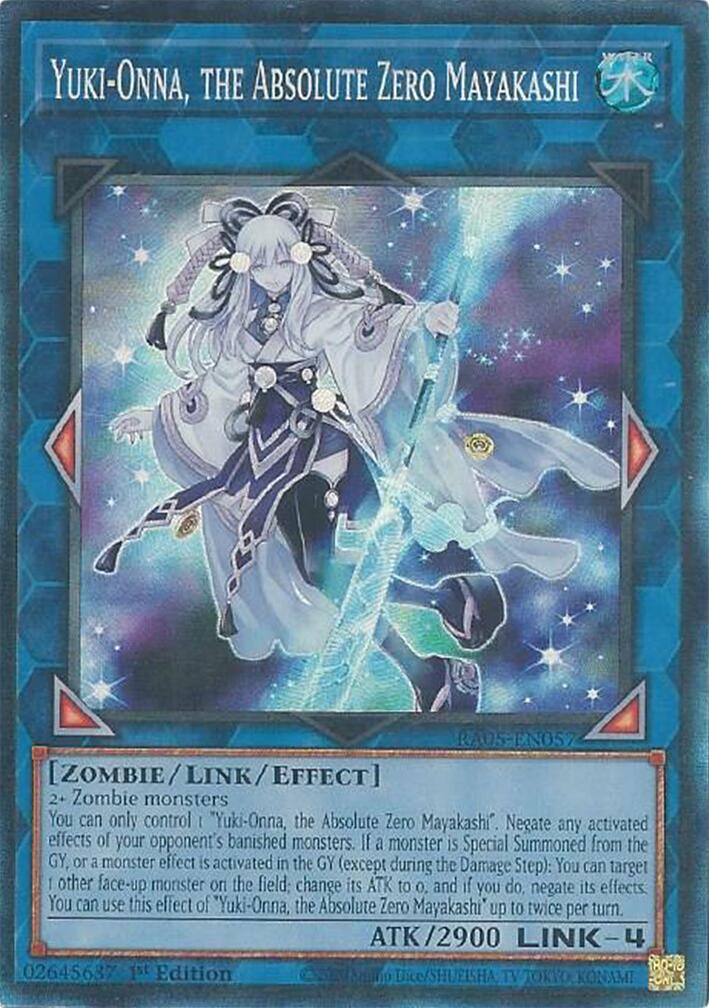Yuki-Onna, the Absolute Zero Mayakashi (Collector's Rare) [RA05-EN057] Collector's Rare | Total Play