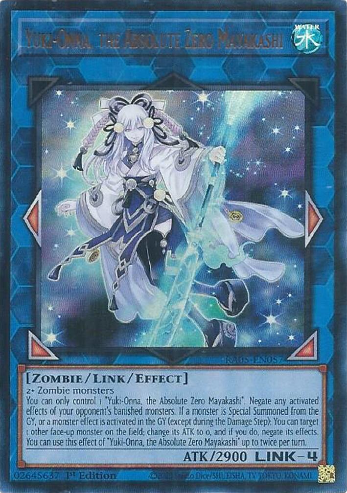 Yuki-Onna, the Absolute Zero Mayakashi (Ultra Rare) [RA05-EN057] Ultra Rare | Total Play