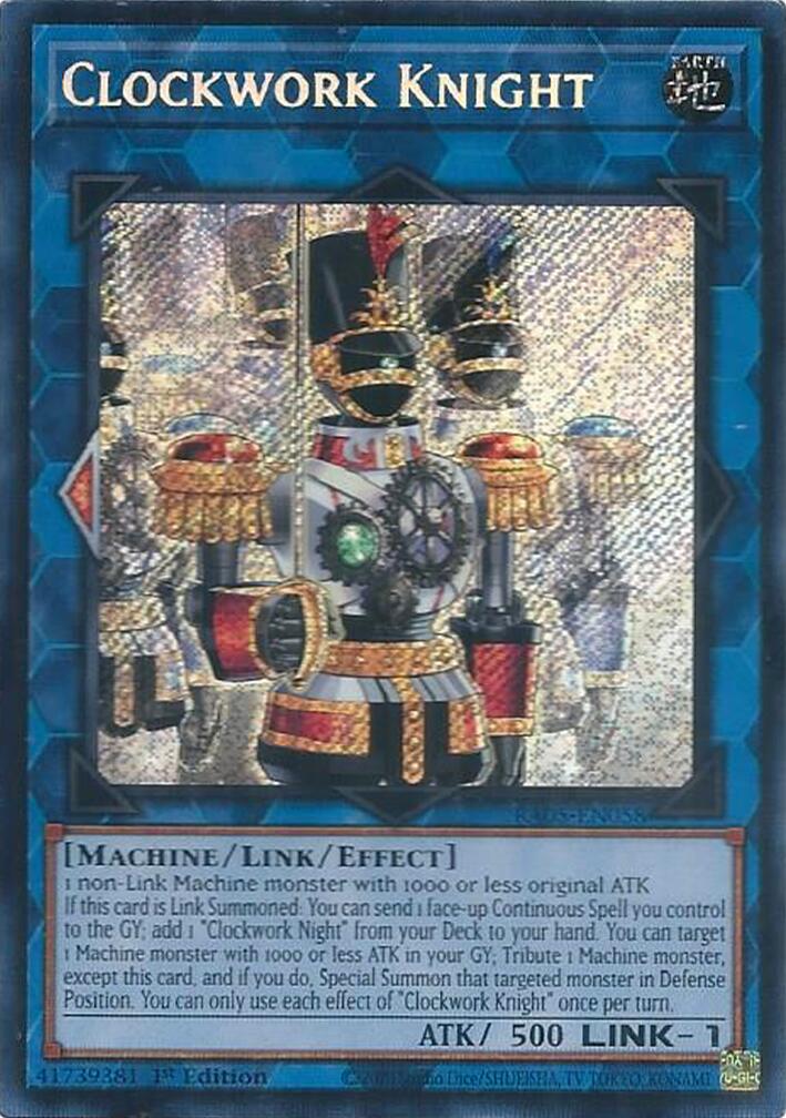 Clockwork Knight (Secret Rare) [RA05-EN058] Secret Rare | Total Play