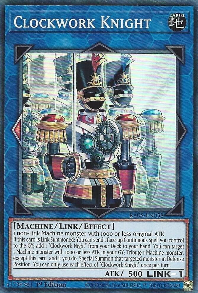 Clockwork Knight [RA05-EN058] Super Rare | Total Play