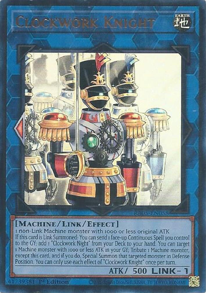 Clockwork Knight (Ultra Rare) [RA05-EN058] Ultra Rare | Total Play