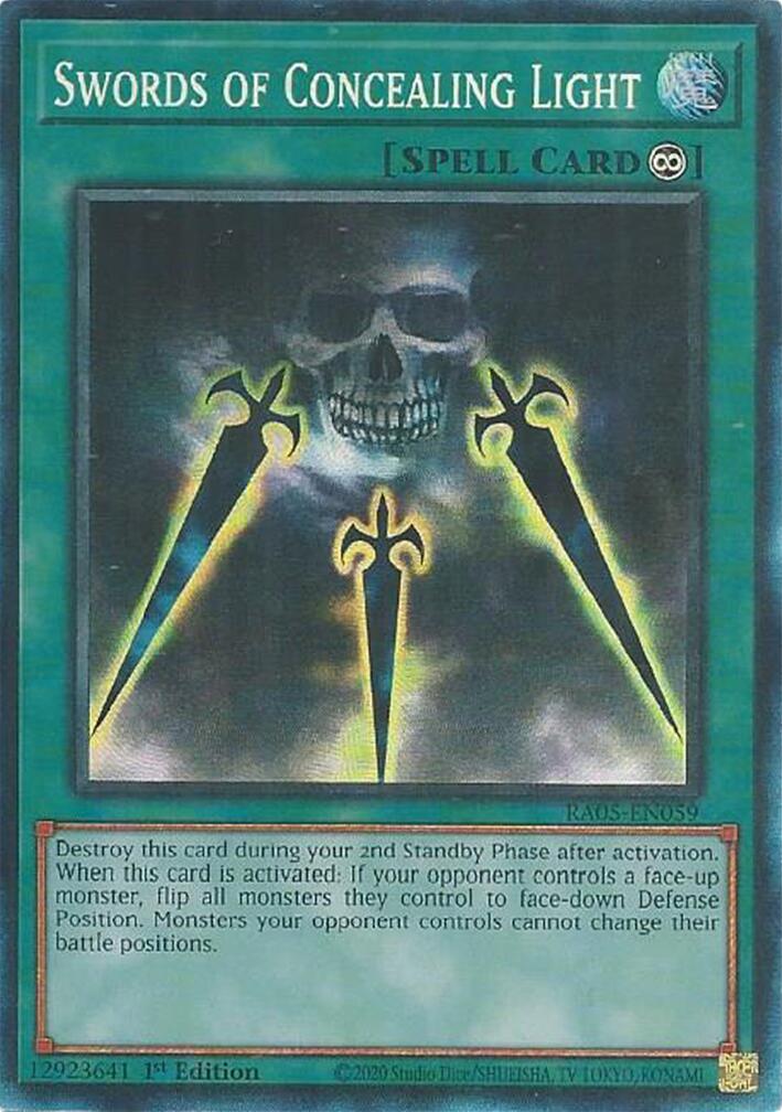 Swords of Concealing Light (Collector's Rare) [RA05-EN059] Collector's Rare | Total Play