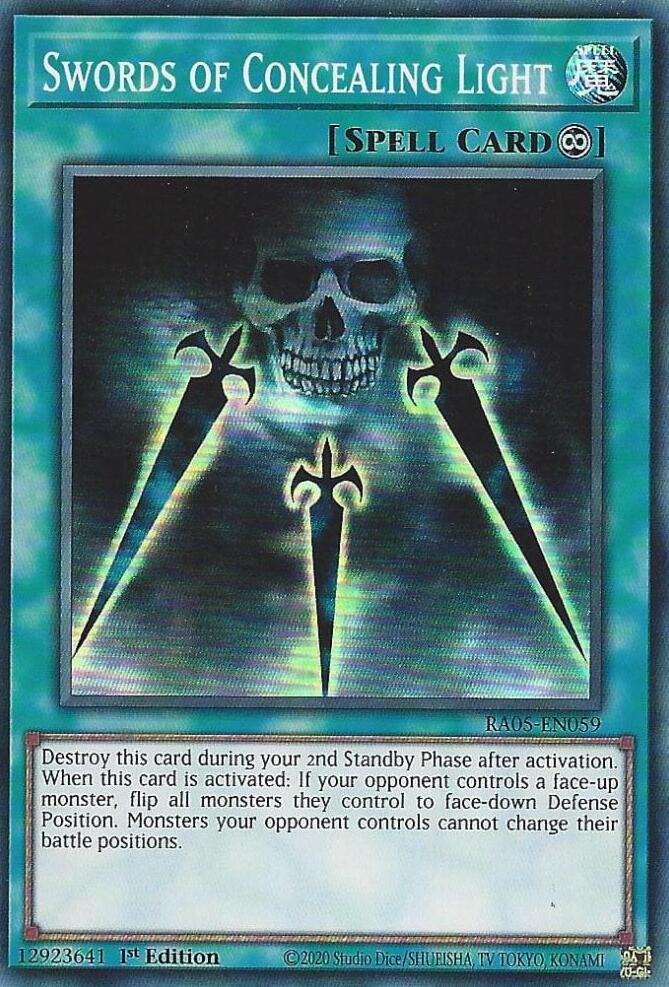 Swords of Concealing Light [RA05-EN059] Super Rare | Total Play
