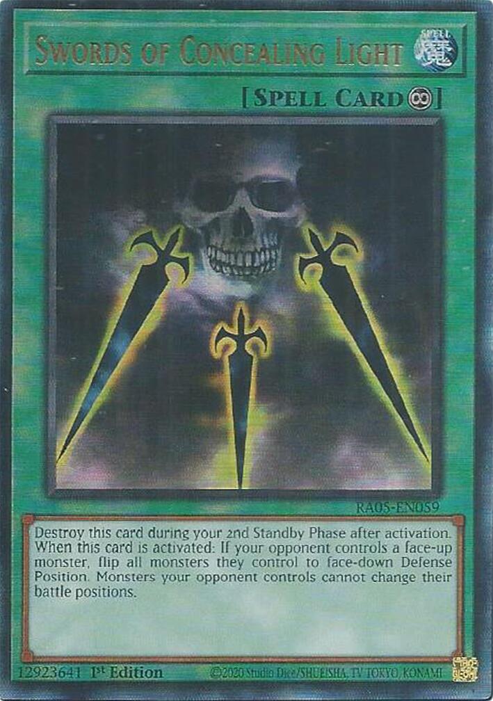 Swords of Concealing Light (Ultimate Rare) [RA05-EN059] Ultimate Rare | Total Play