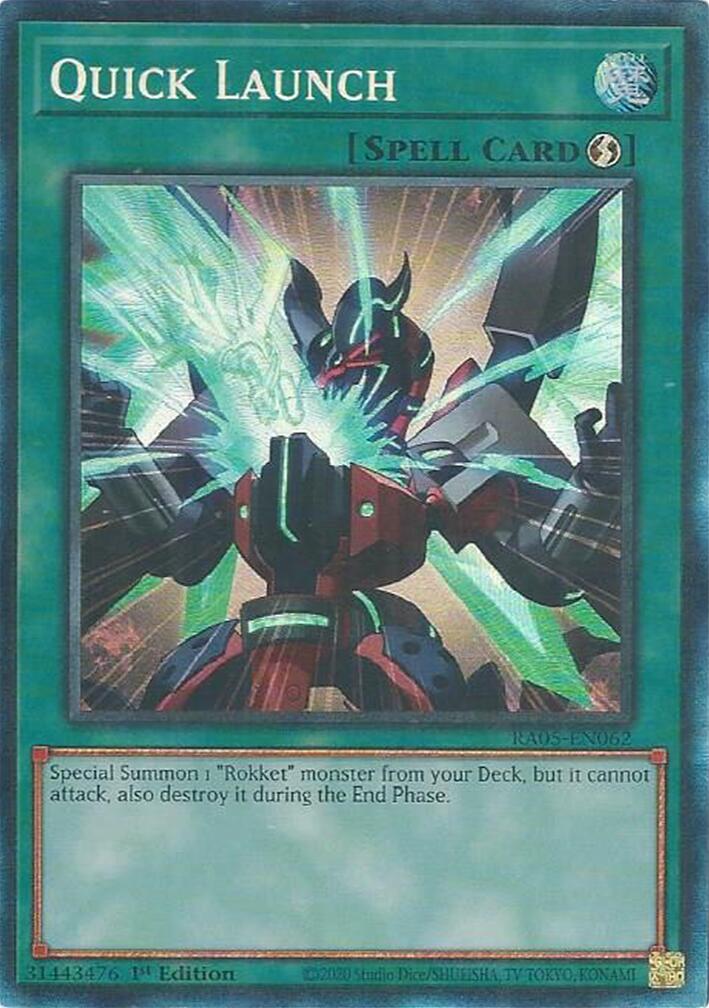 Quick Launch (Collector's Rare) [RA05-EN062] Collector's Rare | Total Play
