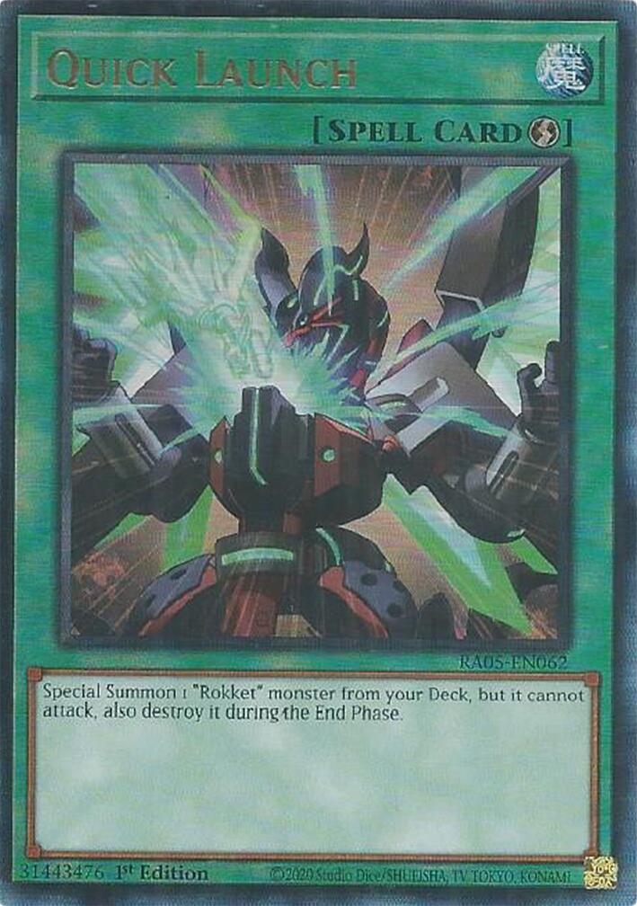 Quick Launch (Ultimate Rare) [RA05-EN062] Ultimate Rare | Total Play