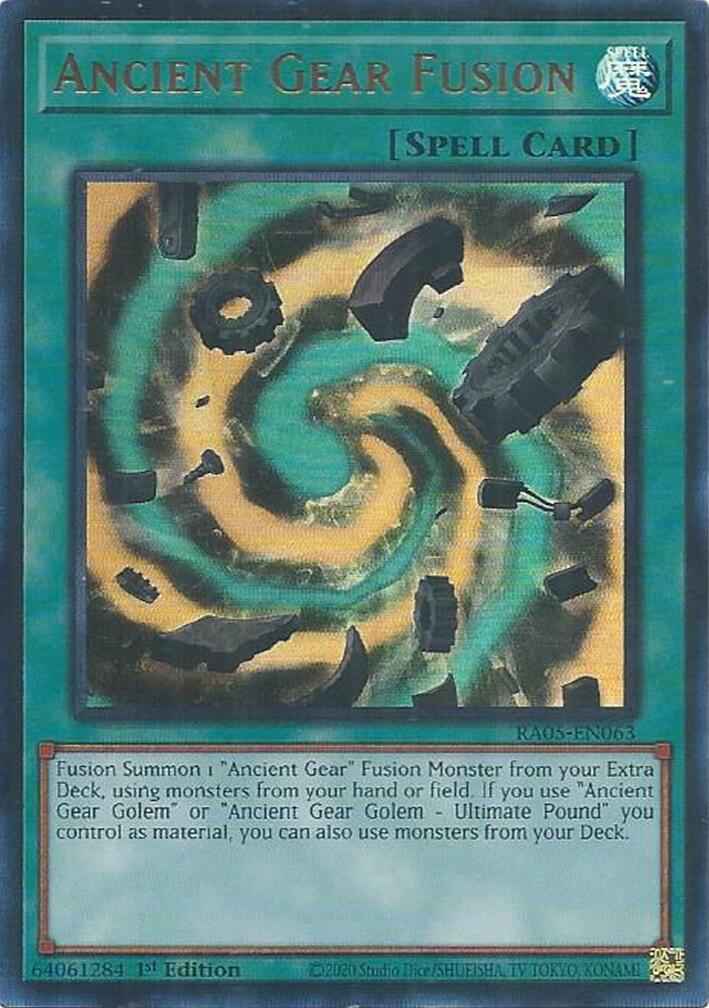 Ancient Gear Fusion (Ultra Rare) [RA05-EN063] Ultra Rare | Total Play