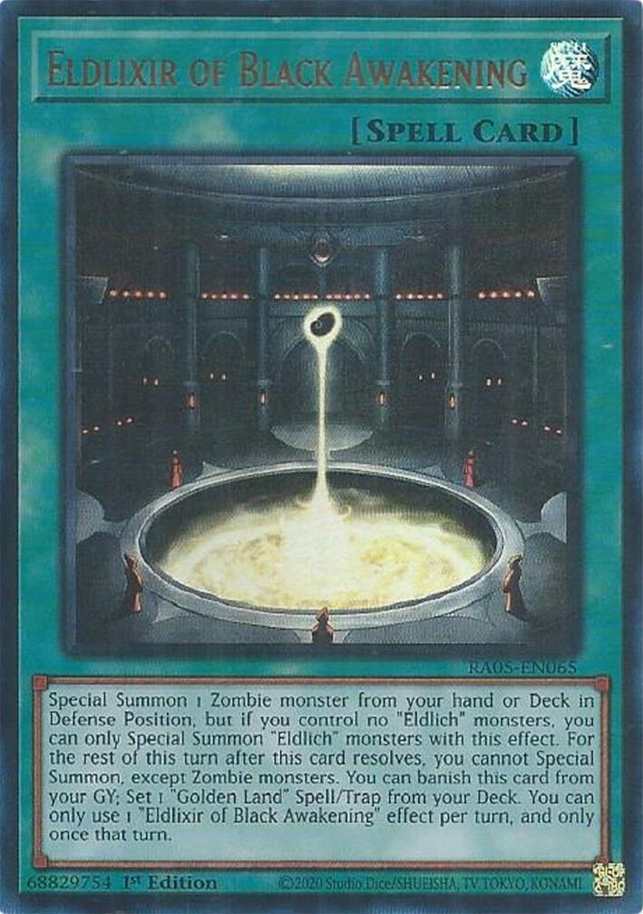 Eldlixir of Black Awakening (Ultra Rare) [RA05-EN065] Ultra Rare | Total Play