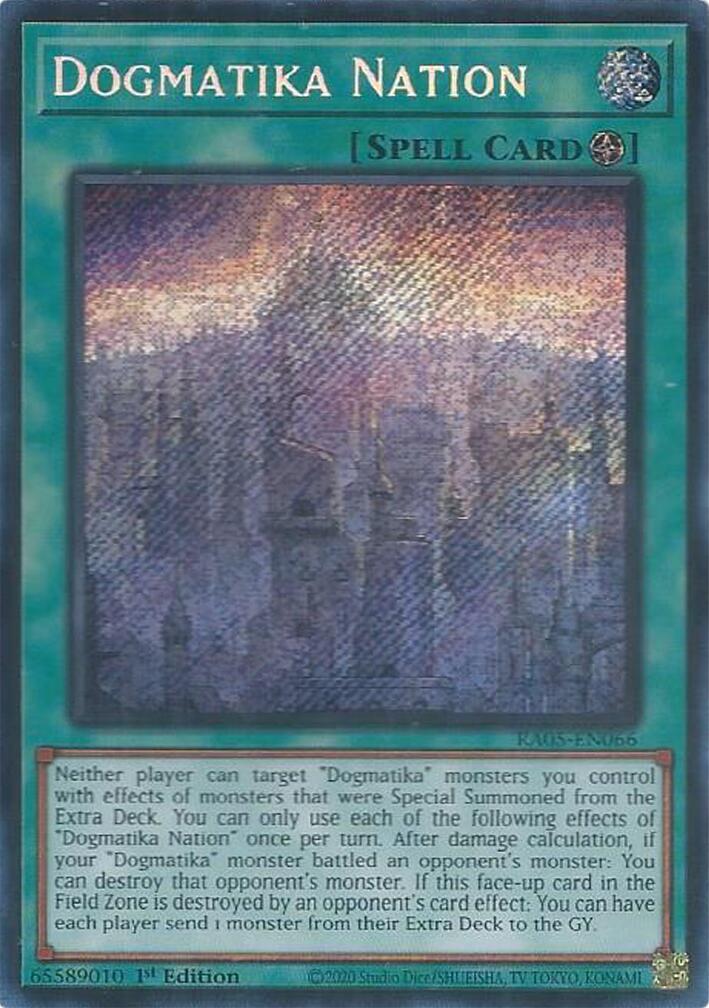 Dogmatika Nation (Secret Rare) [RA05-EN066] Secret Rare | Total Play