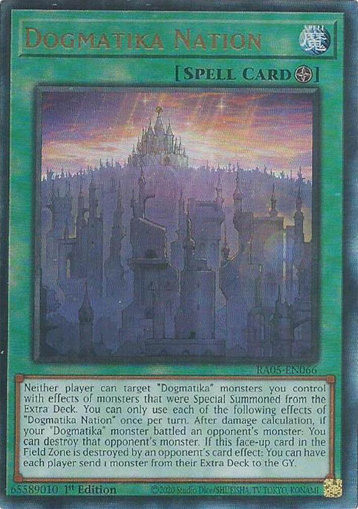 Dogmatika Nation (Ultimate Rare) [RA05-EN066] Ultimate Rare | Total Play