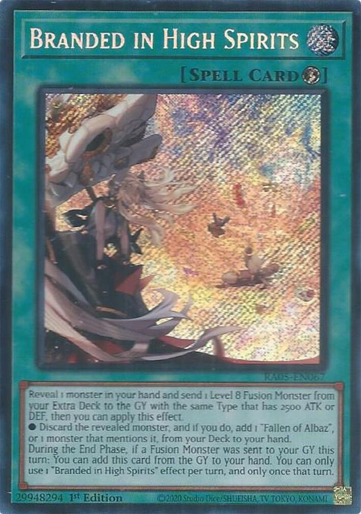 Branded in High Spirits (Secret Rare) [RA05-EN067] Secret Rare | Total Play