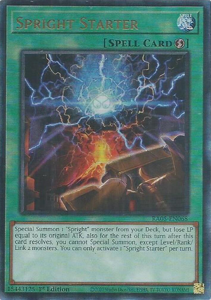 Spright Starter (Ultimate Rare) [RA05-EN068] Ultimate Rare | Total Play