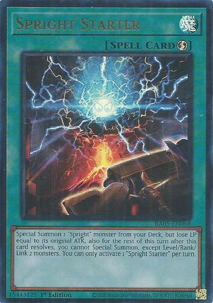 Spright Starter (Ultra Rare) [RA05-EN068] Ultra Rare | Total Play