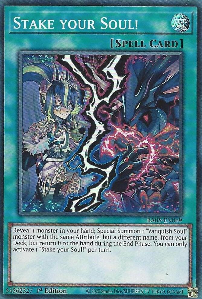 Stake your Soul! [RA05-EN069] Super Rare | Total Play