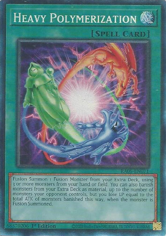 Heavy Polymerization (Collector's Rare) [RA05-EN071] Collector's Rare | Total Play