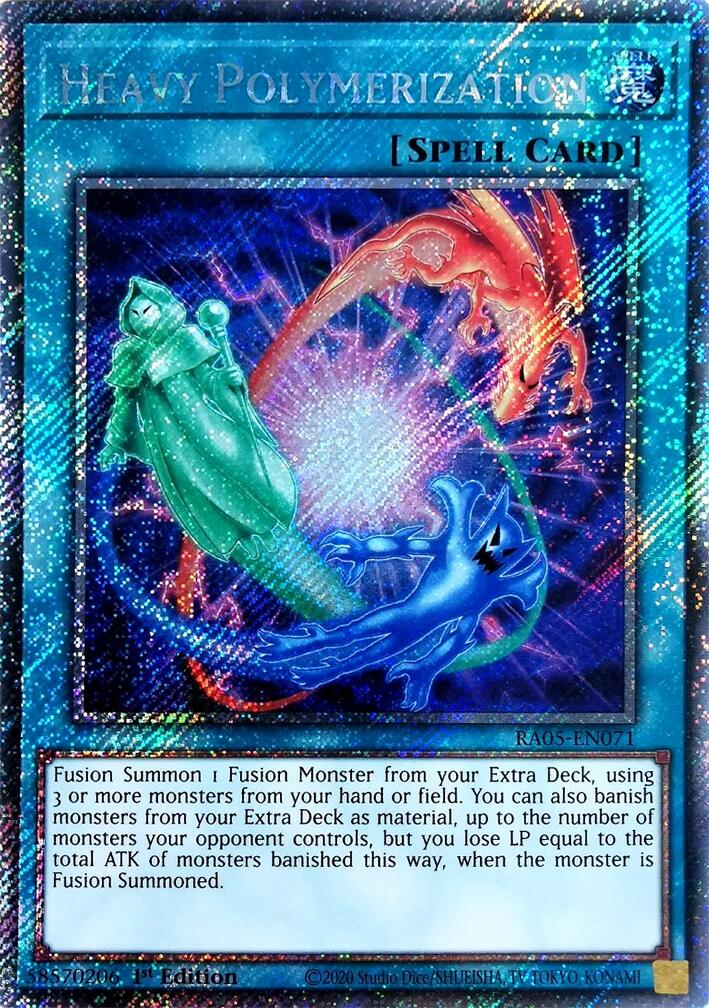 Heavy Polymerization (Platinum Secret Rare) [RA05-EN071] Platinum Secret Rare | Total Play