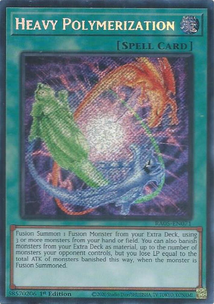 Heavy Polymerization (Secret Rare) [RA05-EN071] Secret Rare | Total Play