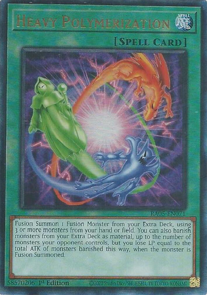Heavy Polymerization (Ultimate Rare) [RA05-EN071] Ultimate Rare | Total Play