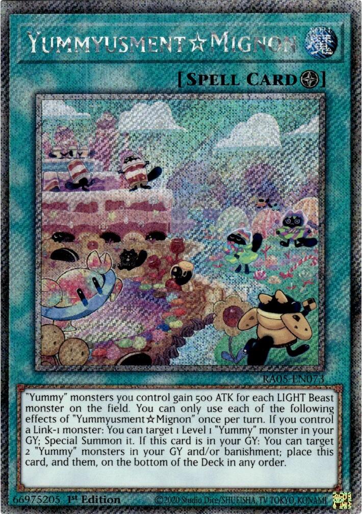 YummyusmentAcroquey (Platinum Secret Rare) [RA05-EN073] Platinum Secret Rare | Total Play