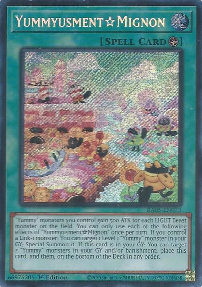 YummyusmentAcroquey (Secret Rare) [RA05-EN073] Secret Rare | Total Play